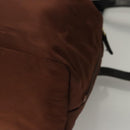 BALENCIAGA Backpack Nylon Brown Auth bs24055-14