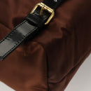 BALENCIAGA Backpack Nylon Brown Auth bs24055-16