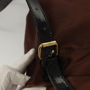 BALENCIAGA Backpack Nylon Brown Auth bs24055-18