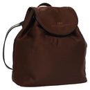 BALENCIAGA Backpack Nylon Brown Auth bs24055-1