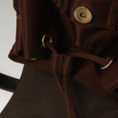 BALENCIAGA Backpack Nylon Brown Auth bs24055-22