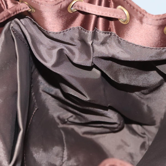 BALENCIAGA Backpack Nylon Brown Auth bs24055