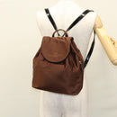 BALENCIAGA Backpack Nylon Brown Auth bs24055-27