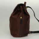 BALENCIAGA Backpack Nylon Brown Auth bs24055-3