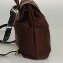 BALENCIAGA Backpack Nylon Brown Auth bs24055-4