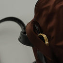 BALENCIAGA Backpack Nylon Brown Auth bs24055-7