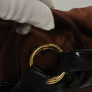 BALENCIAGA Backpack Nylon Brown Auth bs24055-8