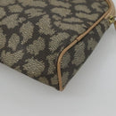 SAINT LAURENT Clutch Bag PVC Gray Auth bs24056-15