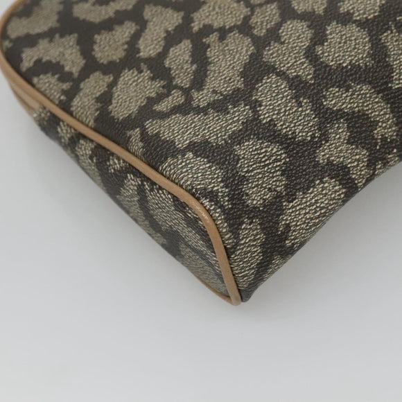 SAINT LAURENT Clutch Bag PVC Gray Auth bs24056