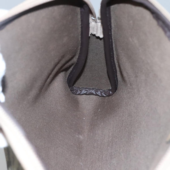 SAINT LAURENT Clutch Bag PVC Gray Auth bs24056