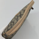 SAINT LAURENT Clutch Bag PVC Gray Auth bs24056-5