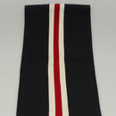 LOUIS VUITTON Scarf Wool Navy LV Auth bs24069-5