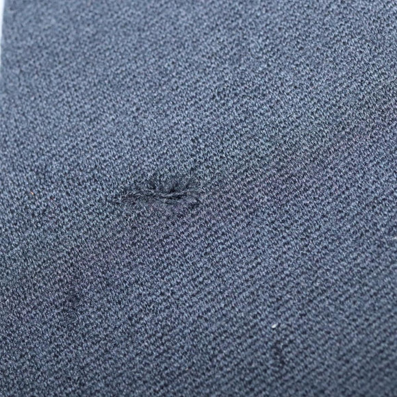 LOUIS VUITTON Scarf Wool Navy LV Auth bs24069