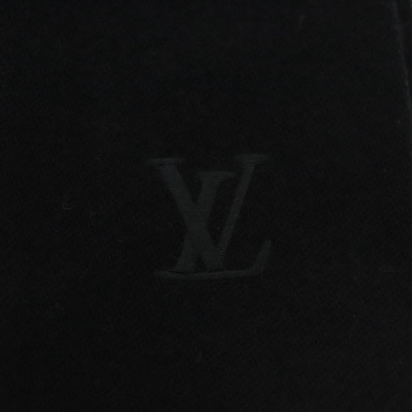 LOUIS VUITTON Scarf Wool Navy LV Auth bs24069