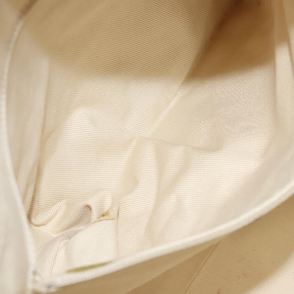 CHANEL Matelasse Hand Bag Leather Beige CC Auth bs24070V