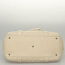 CHANEL Matelasse Hand Bag Leather Beige CC Auth bs24070V-5