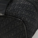 Christian Dior Trotter Canvas Vanity Chain Pouch Black Silver Auth bs24090-8