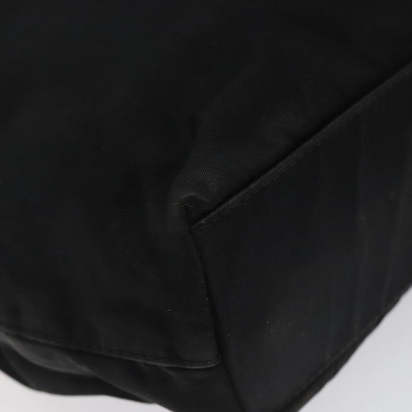 Christian Dior Maris Pearl Hand Bag Nylon Black Auth bs24098