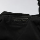 Christian Dior Maris Pearl Hand Bag Nylon Black Auth bs24098-17