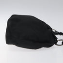Christian Dior Maris Pearl Hand Bag Nylon Black Auth bs24098-3