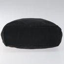 Christian Dior Maris Pearl Hand Bag Nylon Black Auth bs24098-5