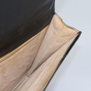 LOEWE Anagram Business Bag Leather Black Auth bs24101-18