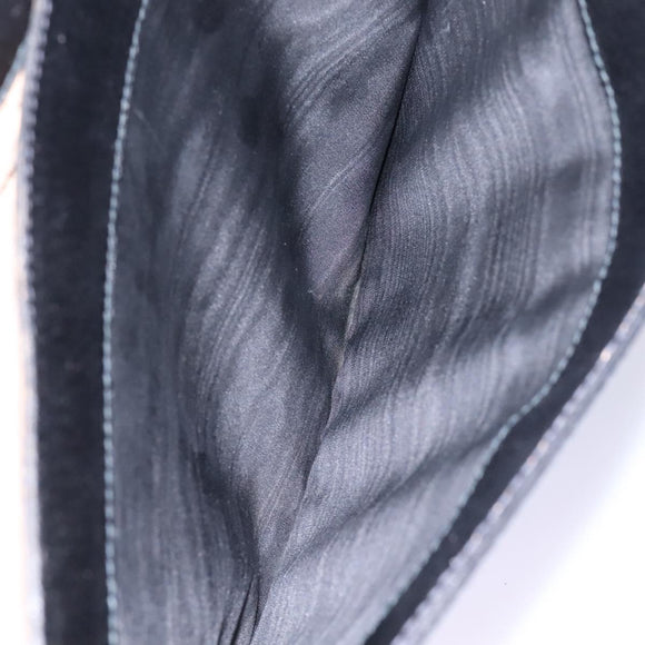 LOEWE Anagram Business Bag Leather Black Auth bs24101