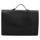 LOEWE Anagram Business Bag Leather Black Auth bs24101-2