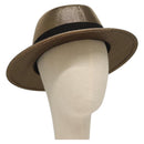 SAINT LAURENT Hat Canvas Gold Tone Auth bs24106-1