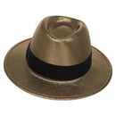 SAINT LAURENT Hat Canvas Gold Tone Auth bs24106-3