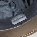 SAINT LAURENT Hat Canvas Gold Tone Auth bs24106-7