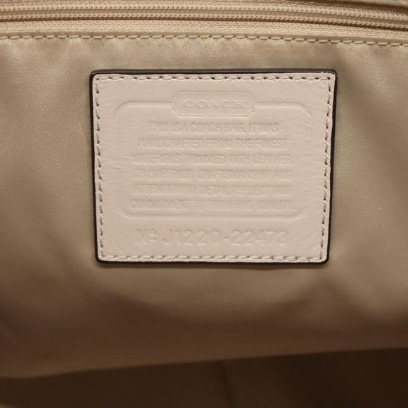 Coach Signature Tote Bag Canvas Pink Auth bs24113