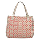 Coach Signature Tote Bag Canvas Pink Auth bs24113-3