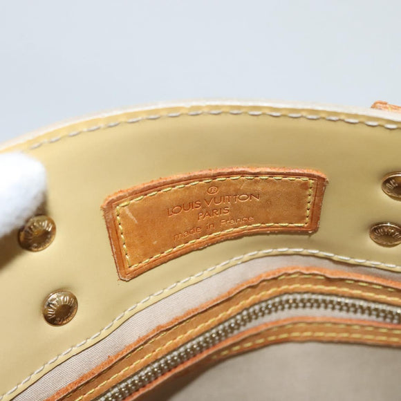 LOUIS VUITTON Monogram Vernis Reade PM Hand Bag Perle M91336 LV Auth bs24130