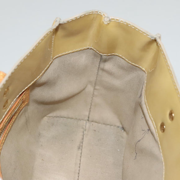 LOUIS VUITTON Monogram Vernis Reade PM Hand Bag Perle M91336 LV Auth bs24130