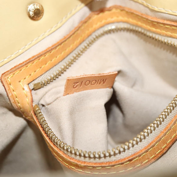 LOUIS VUITTON Monogram Vernis Reade PM Hand Bag Perle M91336 LV Auth bs24130