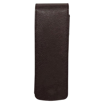 LOUIS VUITTON Taiga Dog Solo Pen Case Acajou LV Auth bs24147 - 0