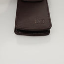 LOUIS VUITTON Taiga Dog Solo Pen Case Acajou LV Auth bs24147-6