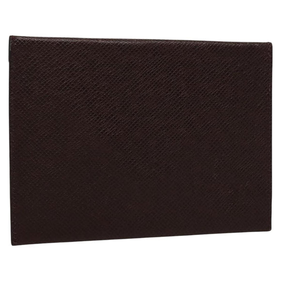 LOUIS VUITTON Taiga Special Edition Letter case Pouch Acajou LV Auth bs24149
