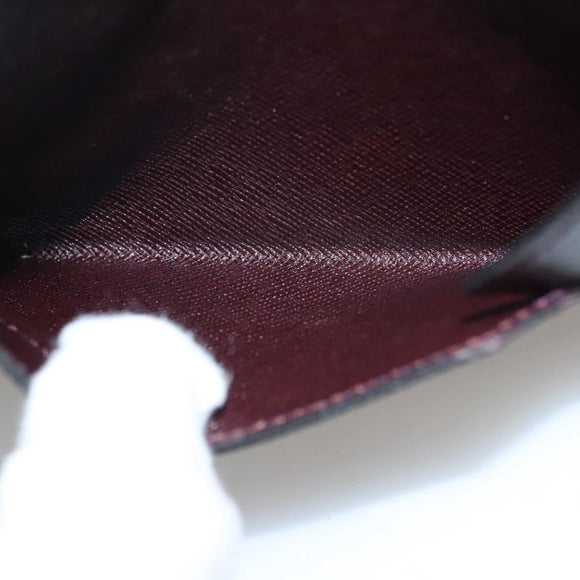 LOUIS VUITTON Taiga Special Edition Letter case Pouch Acajou LV Auth bs24149