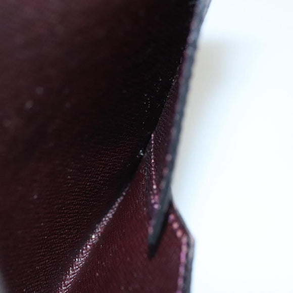 LOUIS VUITTON Taiga Special Edition Letter case Pouch Acajou LV Auth bs24149