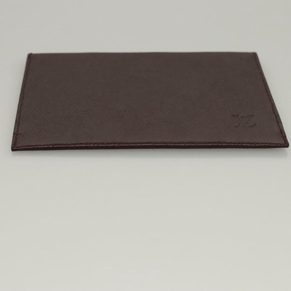 LOUIS VUITTON Taiga Special Edition Letter case Pouch Acajou LV Auth bs24149