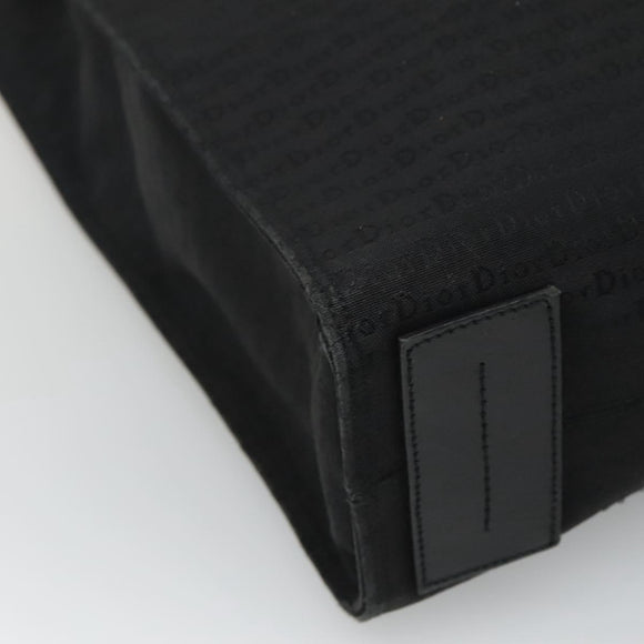 Christian Dior Tote Bag Canvas Black Auth bs24155