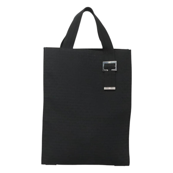 Christian Dior Tote Bag Canvas Black Auth bs24155