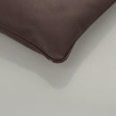 Christian Dior Pouch PVC Leather Purple Auth bs24156-10