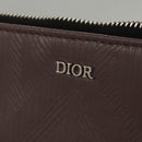Christian Dior Pouch PVC Leather Purple Auth bs24156-13