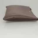 Christian Dior Pouch PVC Leather Purple Auth bs24156-4