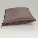 Christian Dior Pouch PVC Leather Purple Auth bs24156-4