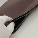 Christian Dior Pouch PVC Leather Purple Auth bs24156-6