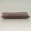 Christian Dior Pouch PVC Leather Purple Auth bs24156-7